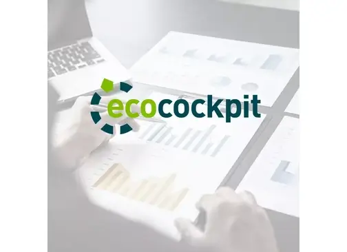 ecocockpit - Ein kostenloses digitales Tool zur Ermittlung des CO2-Fußabdrucks Ihres Unternehmens Logo